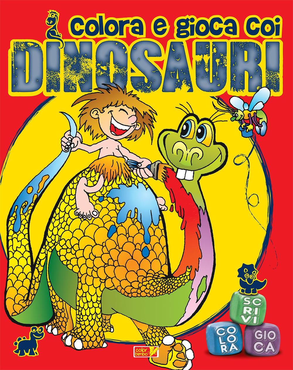 Colora e gioca coi dinosauri