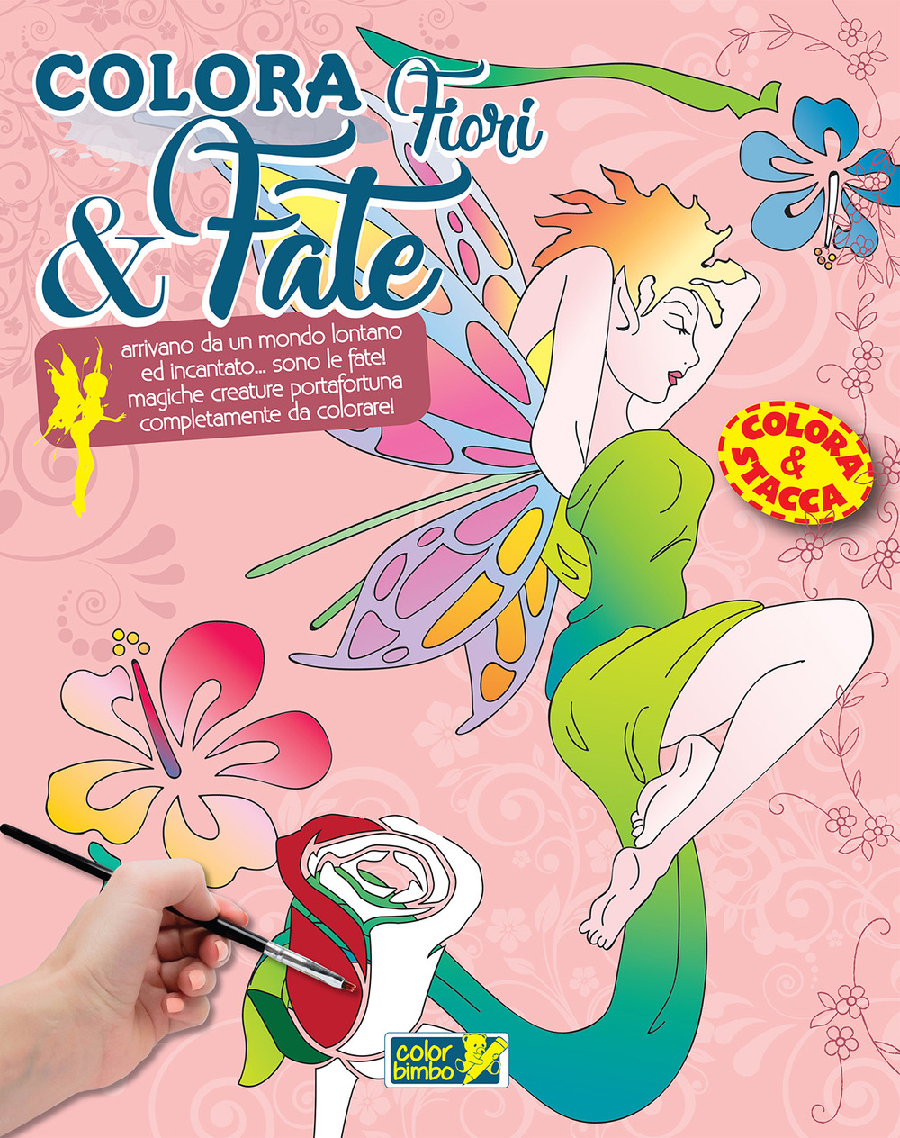 Colora fiori e fate