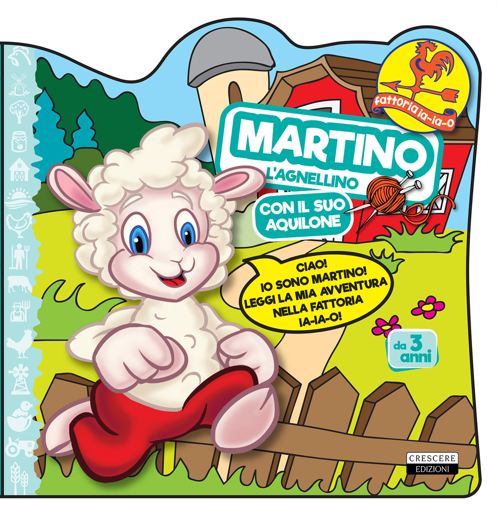 Martino l'agnello con il suo aquilone