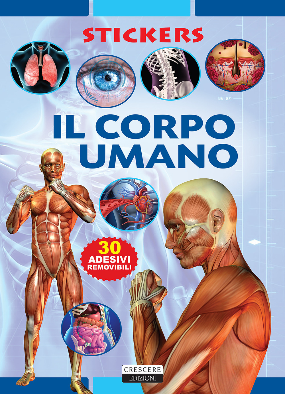 Il corpo umano. Con 30 adesivi removibili