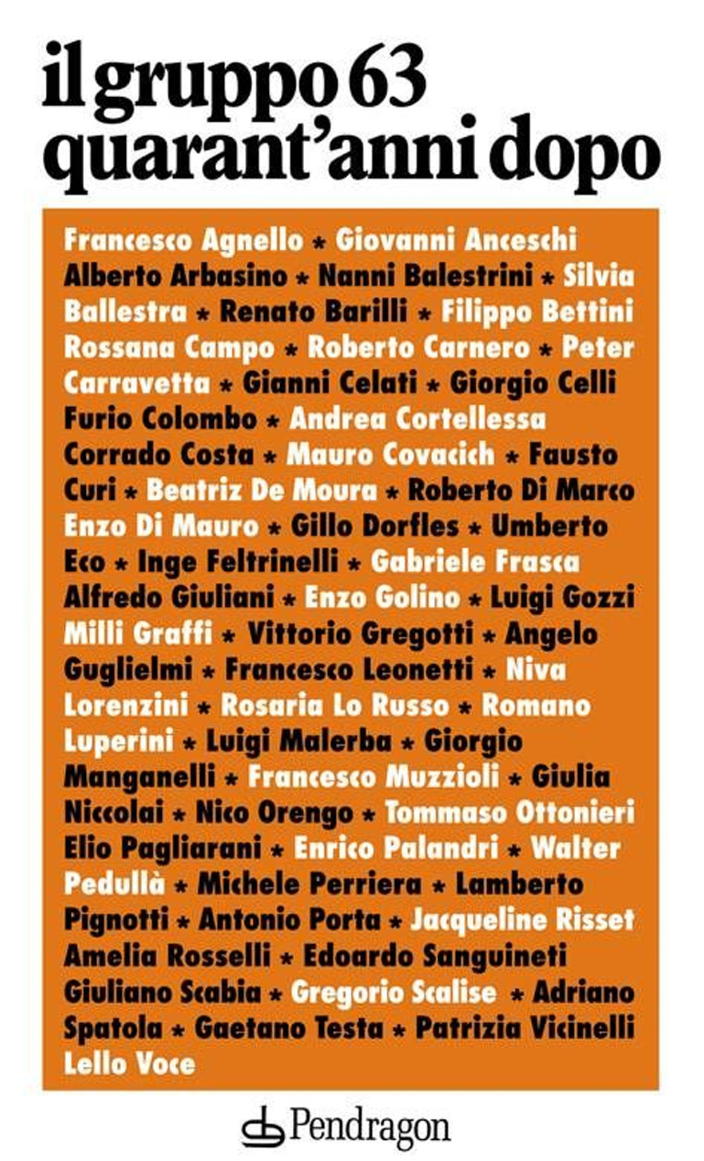 Il Gruppo 63 quarant'anni dopo