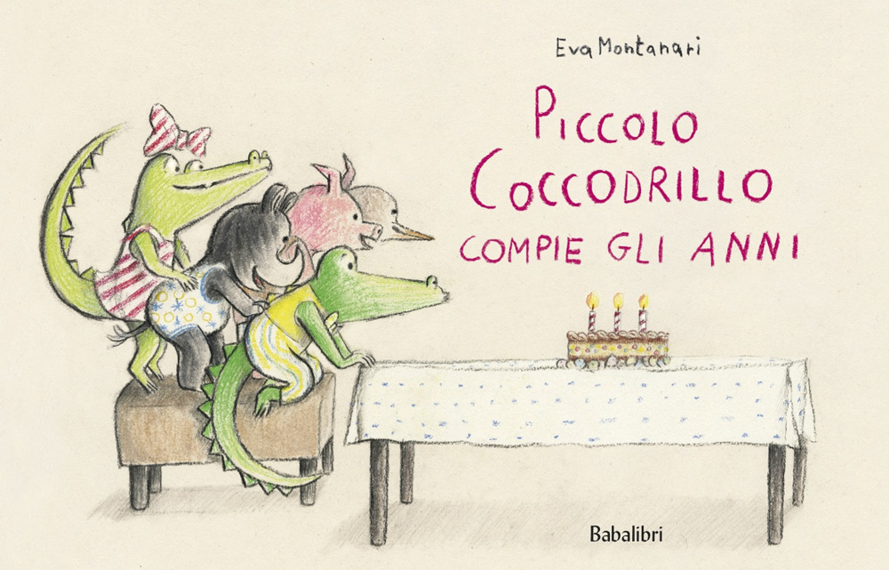 Piccolo coccodrillo compie gli anni