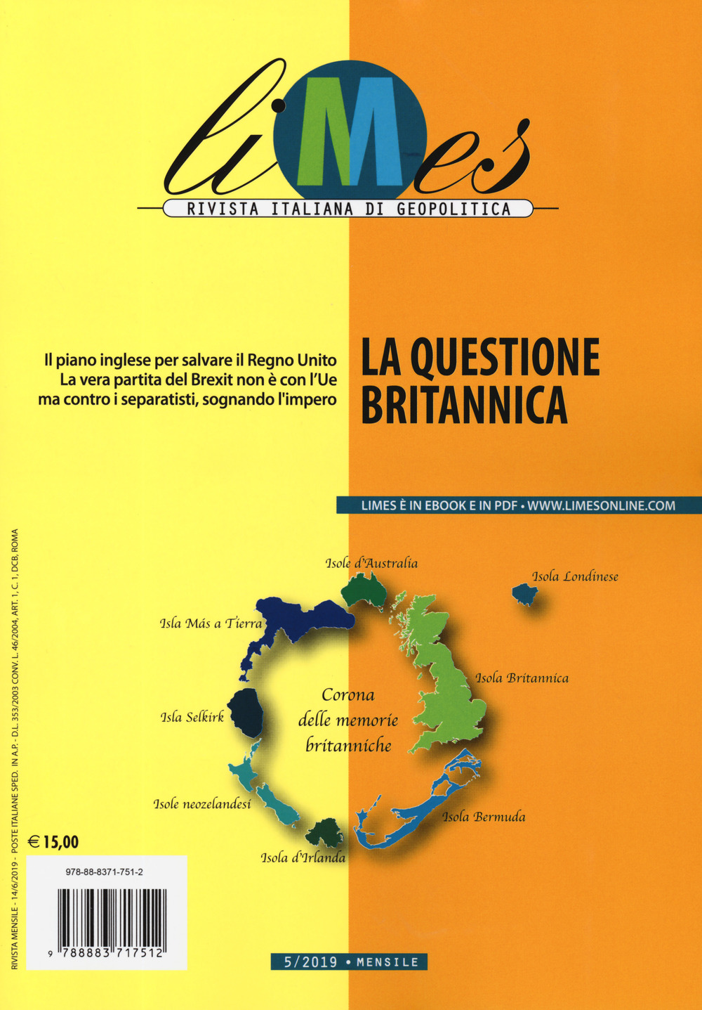 Limes. Rivista italiana di geopolitica. Vol. 5: La questione britannica