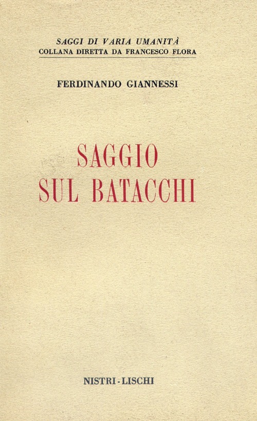 Saggio sul Batacchi