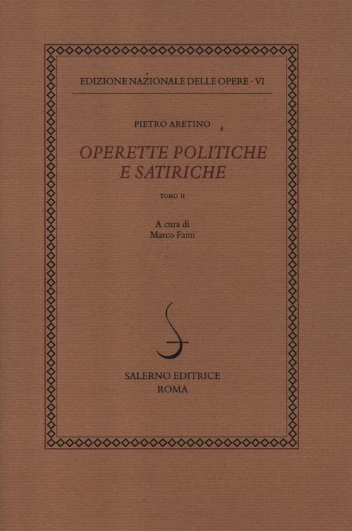 Operette politiche e satiriche. Vol. 6/2