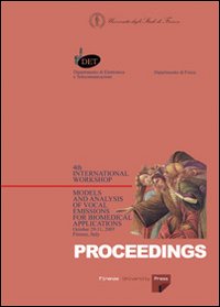 Models and analysis of vocal emissions for biomedical applications. 4/th International workshop (Firenze, 29-31 October 2005). Ediz. italiana e inglese