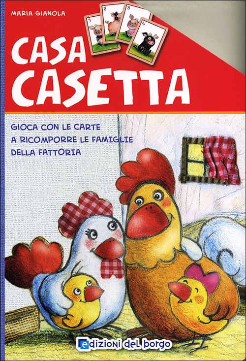 Casa casetta. Gioca con le carte a ricomporre le famiglie della fattoria