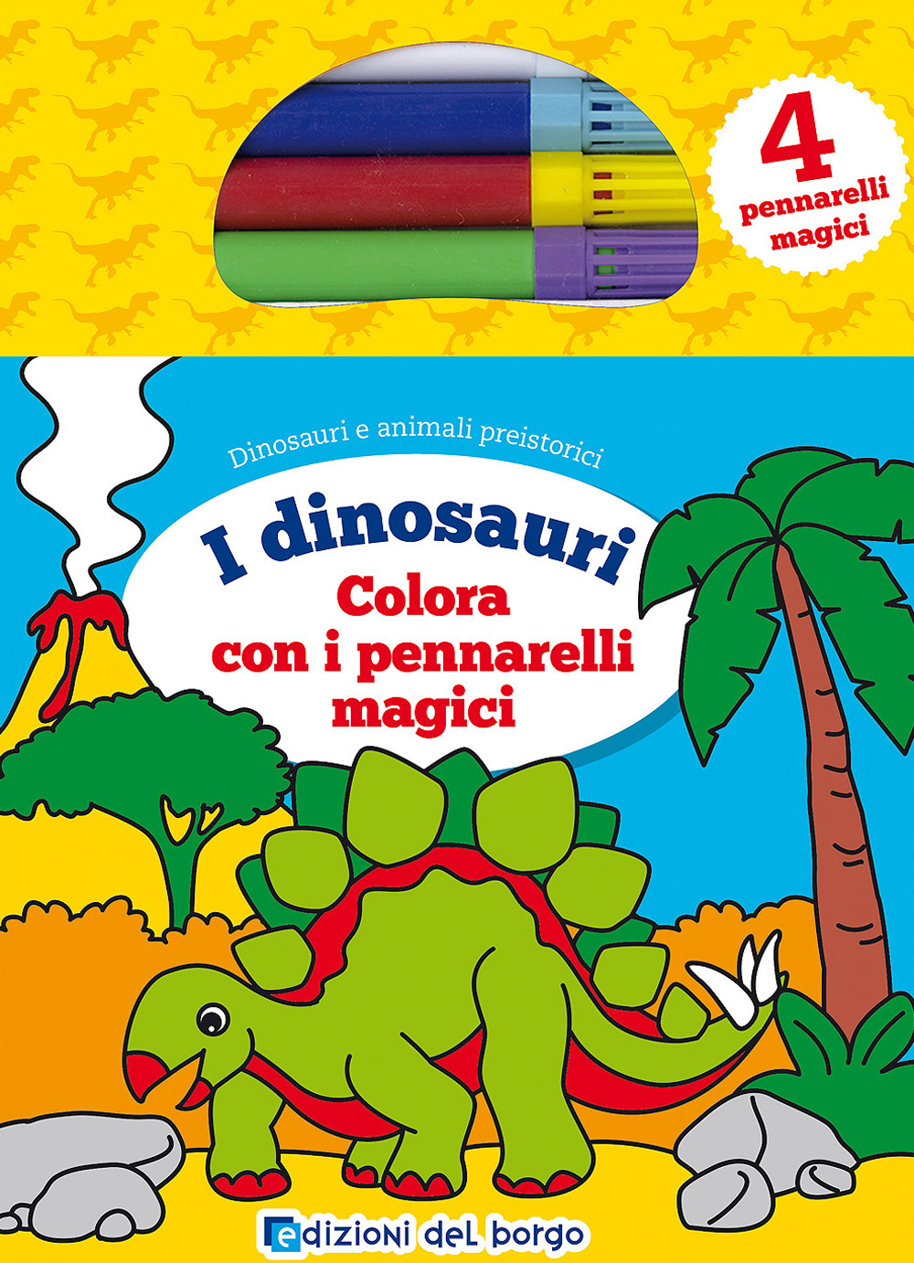 Colora i dinosauri con i pennarelli magici