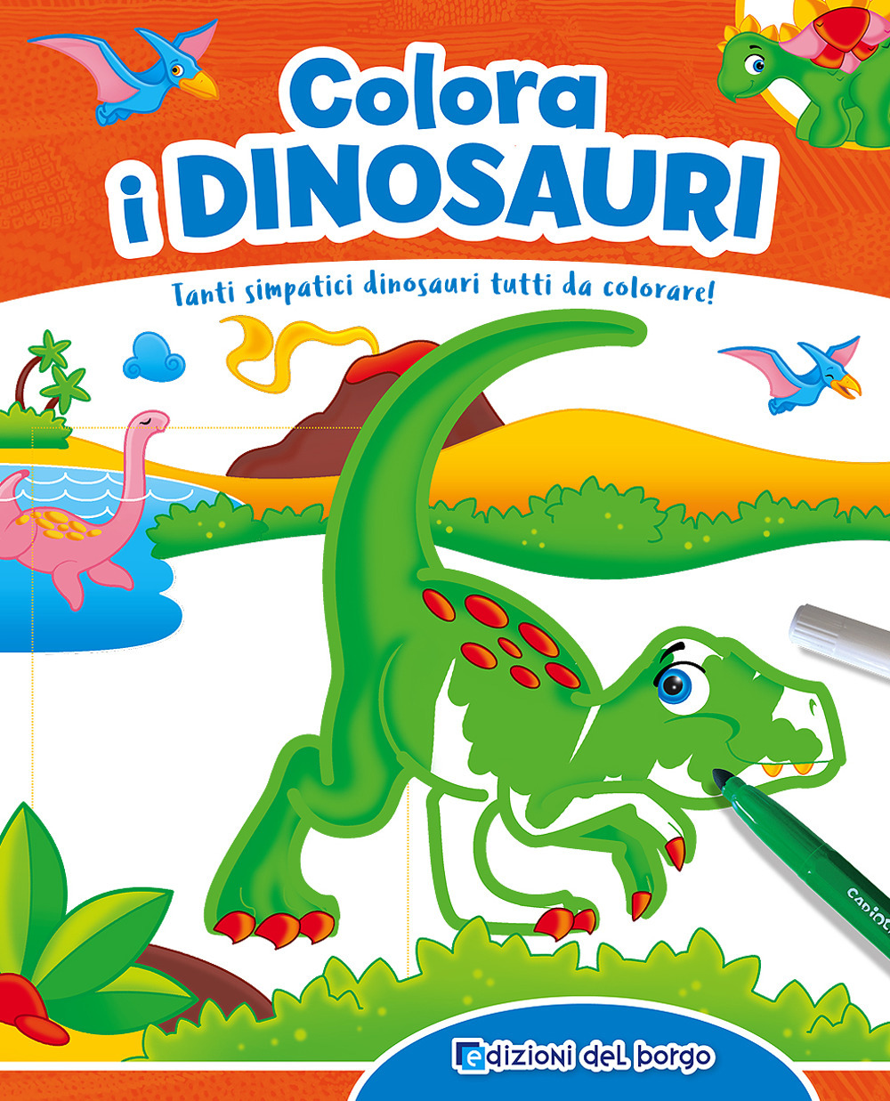 Colora i dinosauri