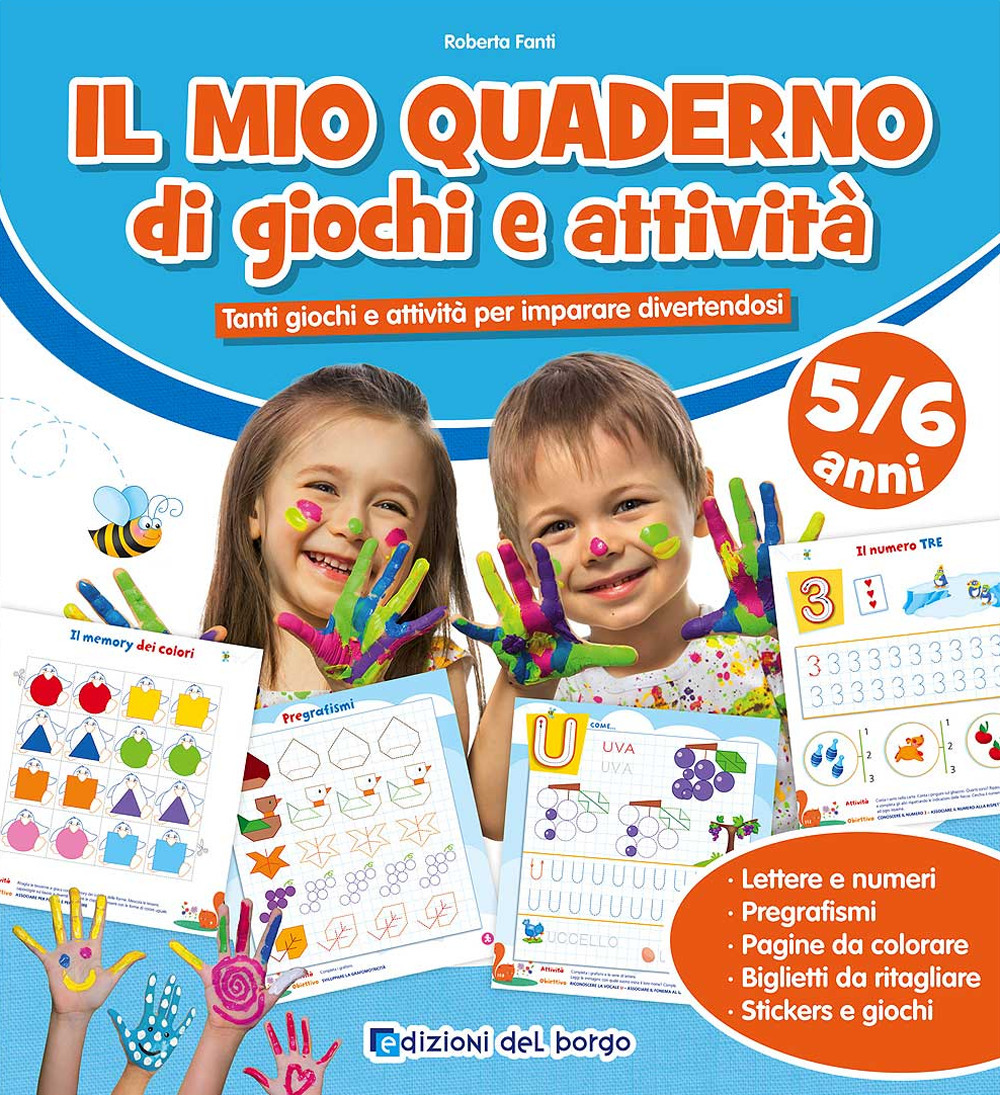 Il mio quaderno di giochi e attività 5/6 anni. Con adesivi