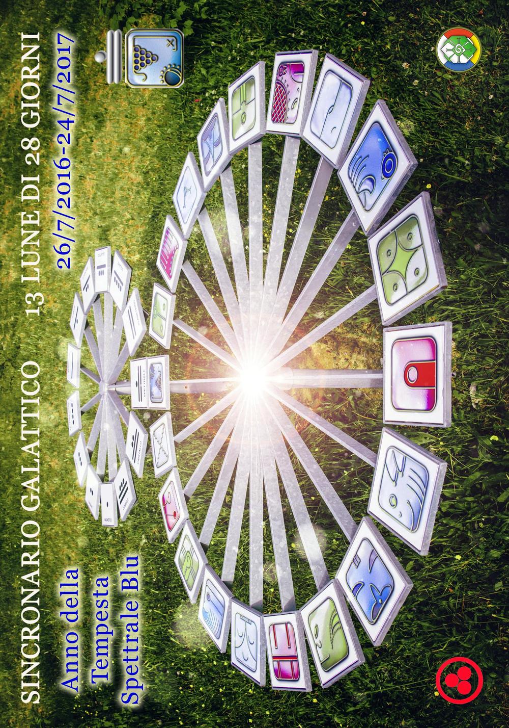 Sincronario galattico 13 lune di 28 giorni 26/07/2016 24/07/2017. Anno della Tempesta Spettrale Blu