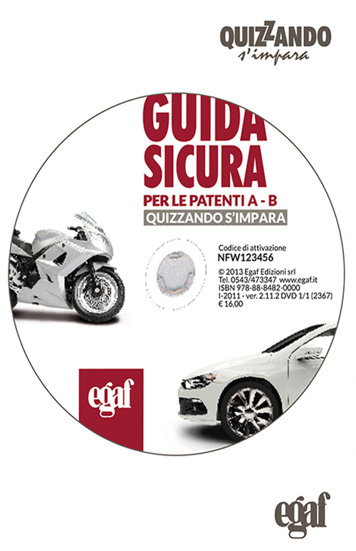 Guida sicura per la patente A-B. DVD-ROM