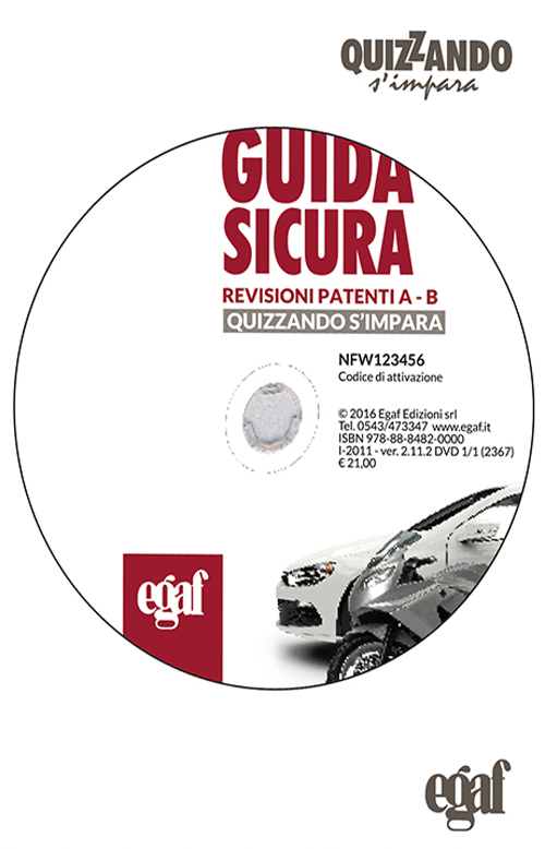 Guida sicura revisioni patenti A-B. DVD-ROM