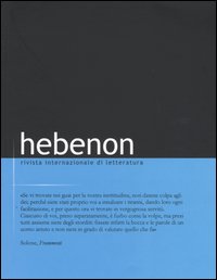 Hebenon. Rivista internazionale di letteratura. Vol. 2
