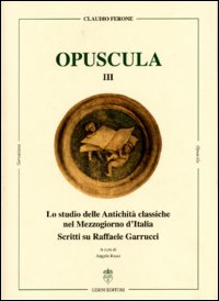 Lo studio delle antichità classiche nel Mezzogiorno d'Italia. Scritti su Raffaele Garrucci. Vol. 3
