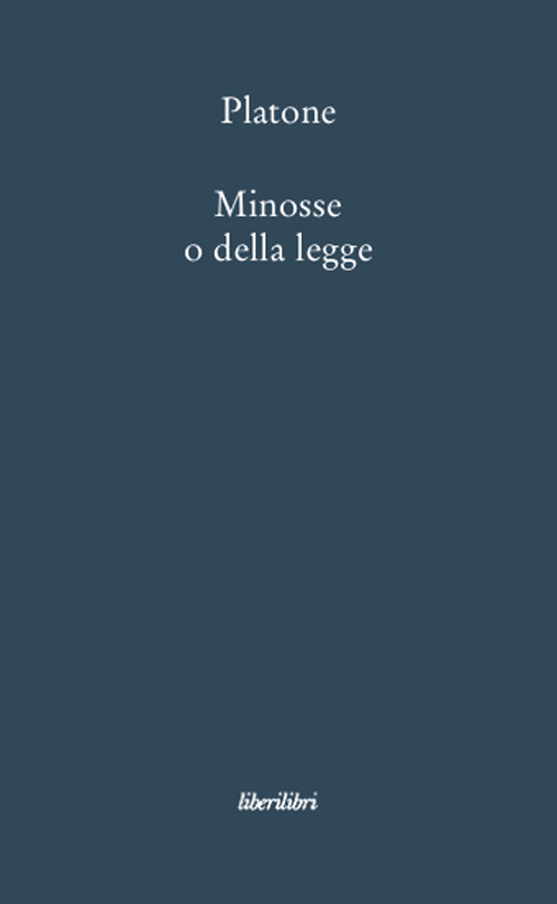 Minosse o della legge