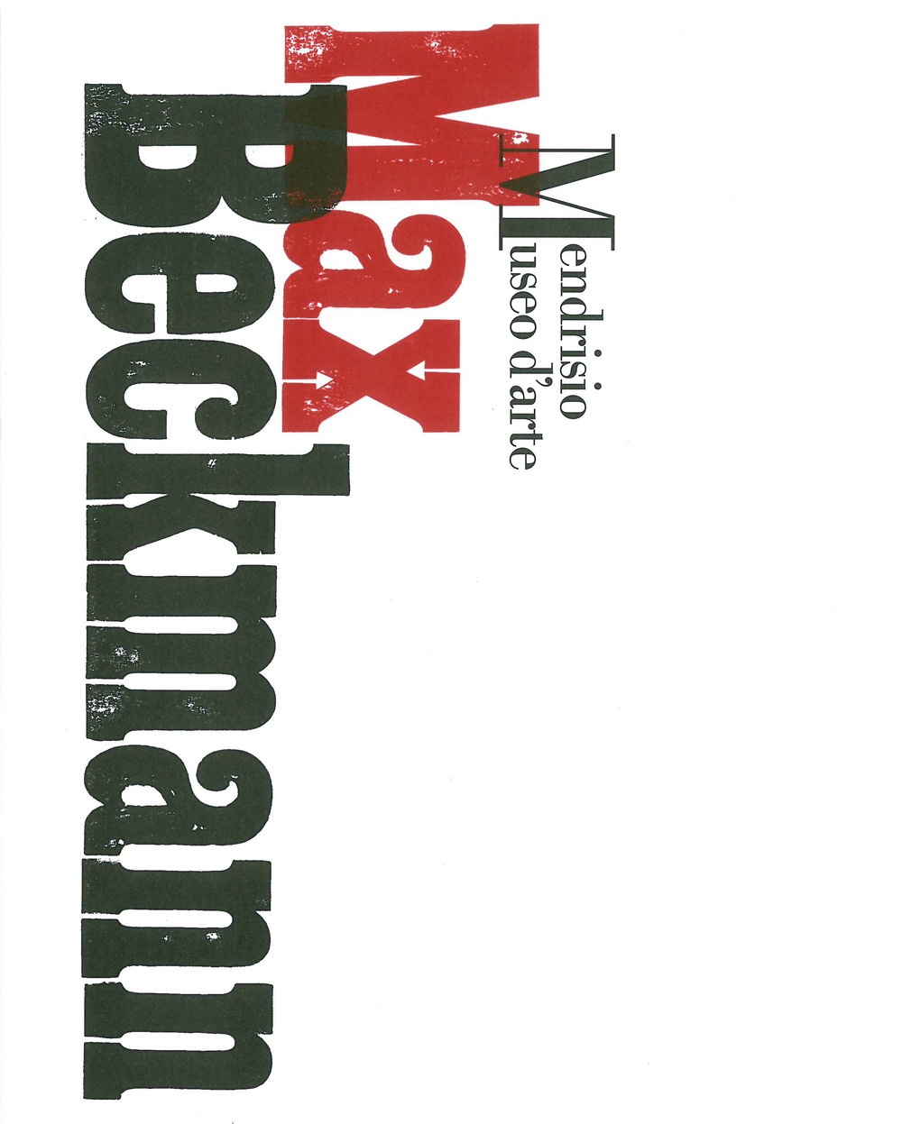 Max Beckmann. Dipinti, sculture, acquerelli, disegni e grafiche. Catalogo della mostra (Mendrisio, 28 ottobre 2018-27 gennaio 2019)