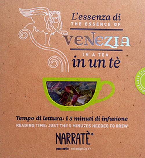 L'essenza di Venezia in un tè. Tempo di lettura: i 5 minuti di infusioine-The essence of Venice in a tea. Reading time: just the 5 minutes needed to brew