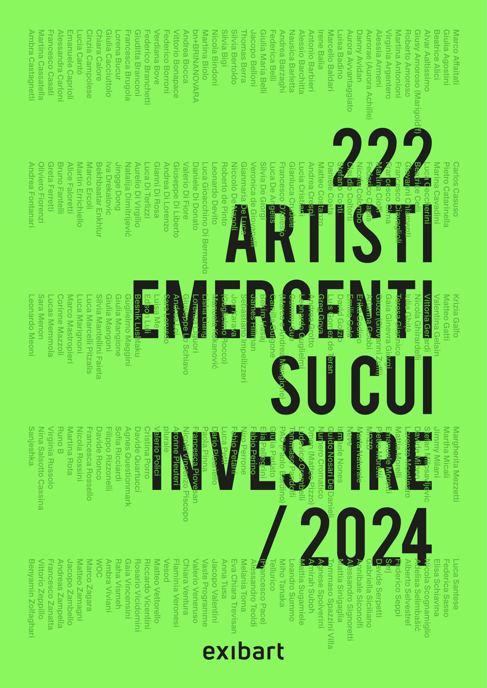 222 artisti emergenti su cui investire 2024
