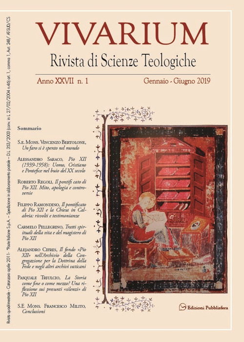 Vivarium. Rivista di scienze teologiche. Vol. 1