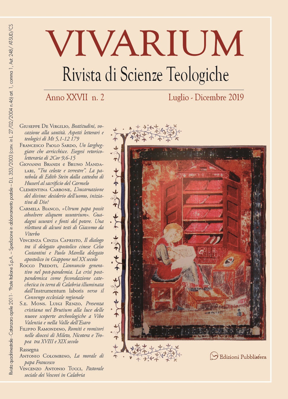Vivarium. Rivista di scienze teologiche. Vol. 2