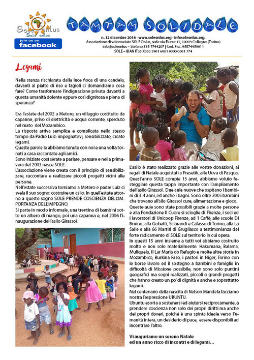 Tam Tam solidale. Vol. 12