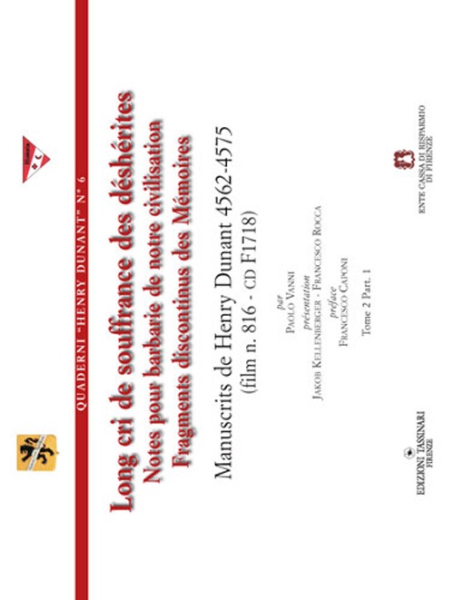 Long cri de souffrance des déshérites. Notes pour barbarie de notre civilisation fragments discontinus des mémoires