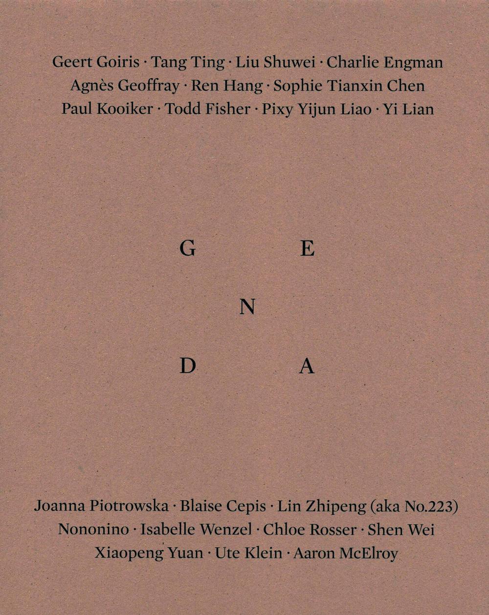 Genda. Ediz. inglese e cinese. Vol. 1: Body as packaging