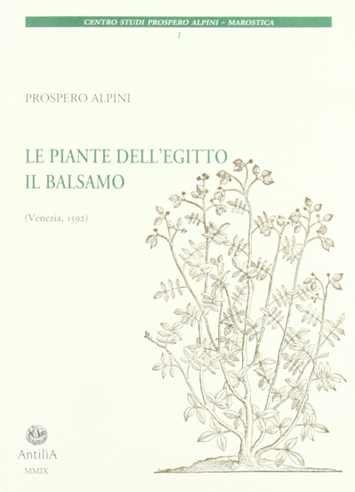 Le piante dell'Egitto. Il balsamo