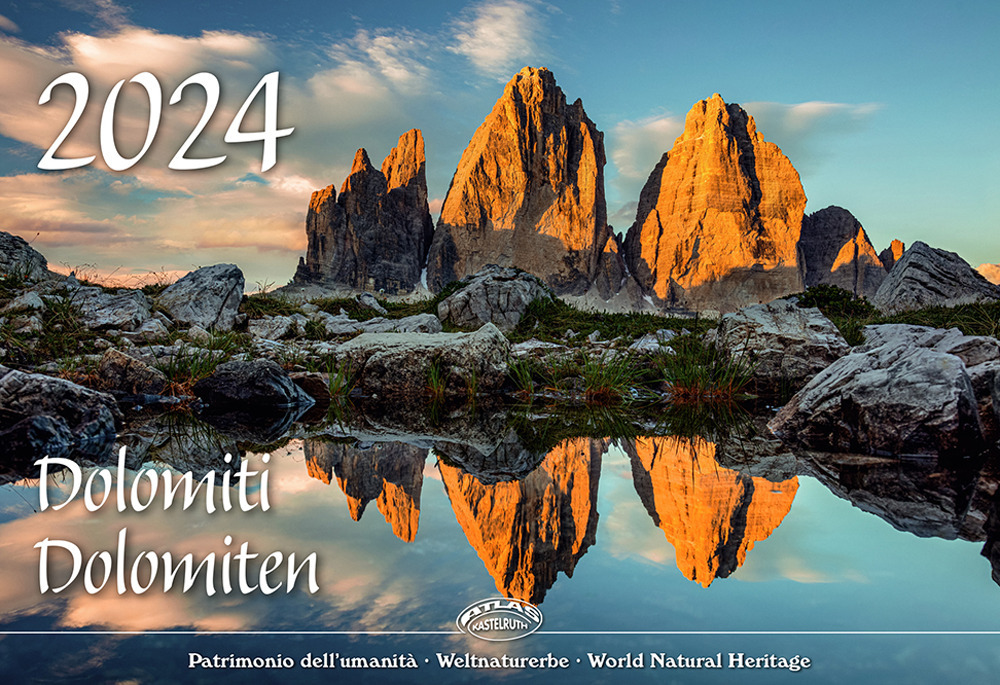 Dolomiti. Calendario-Dolomiten. Kalender 2024