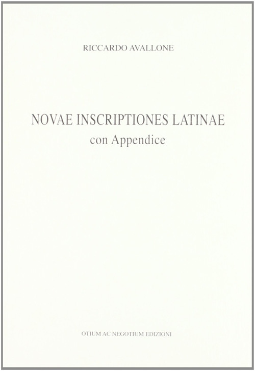 Novae inscriptiones latinae