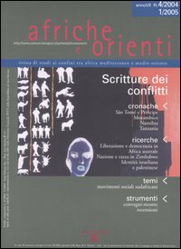 Afriche e orienti vol. 4 (2004)-1. Scritture dei conflitti