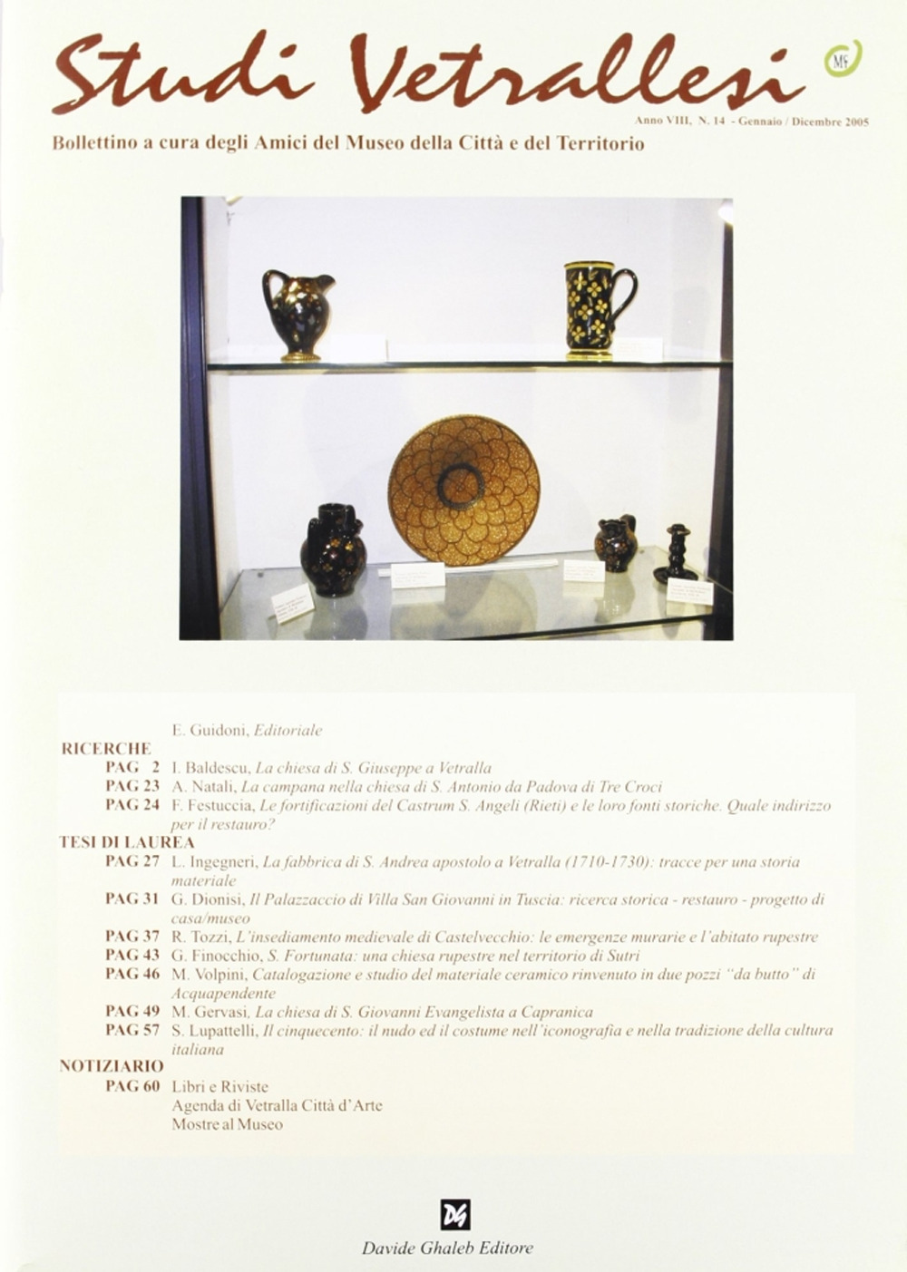 Studi vetrallesi. Vol. 14