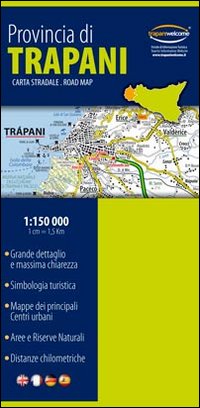 Provincia di Trapani. Carta stradale