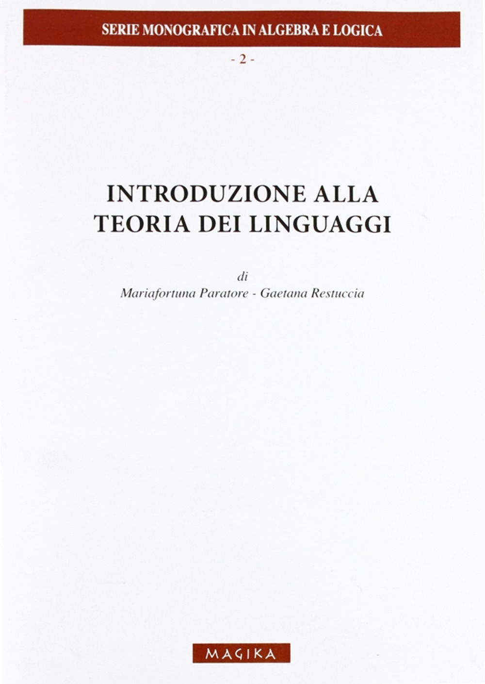 Introduzione alle teoria dei linguaggi