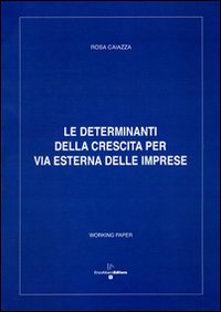 Le determinanti della crescita per via esterna delle imprese