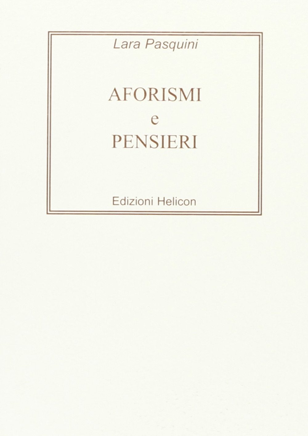 Aforismi e pensieri