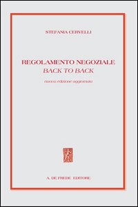 Regolamento negoziale back to back