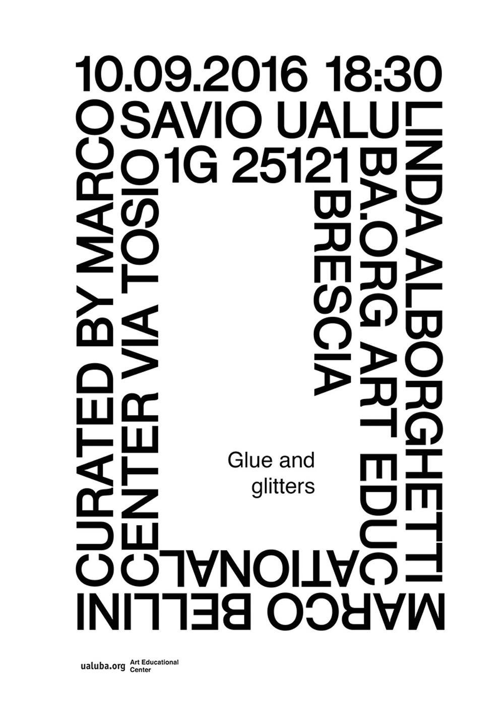 Glue and glitters