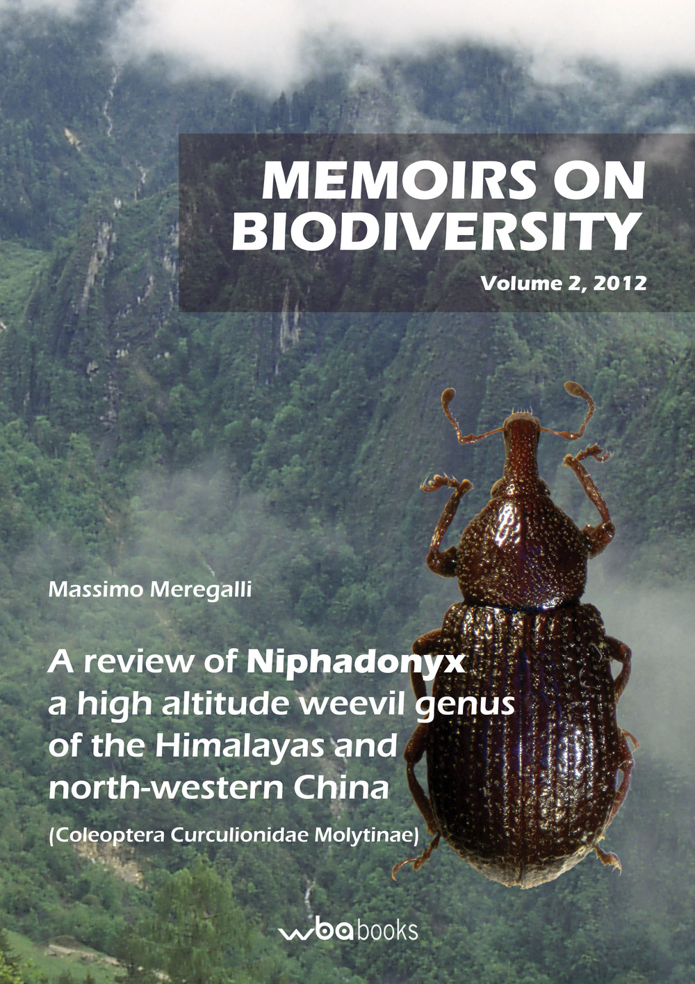 A review of Niphadonyx a high altitude weevil genus of the Himalayas and North-West China (Coleoptera Curculionidae Molytinae)