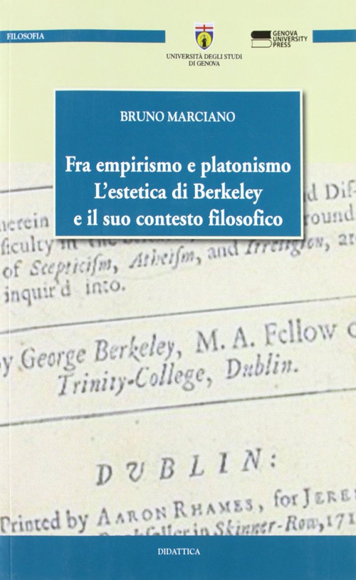 Fra empirismo e platonismo. L'estetica di Berkeley e il suo contesto filosofico