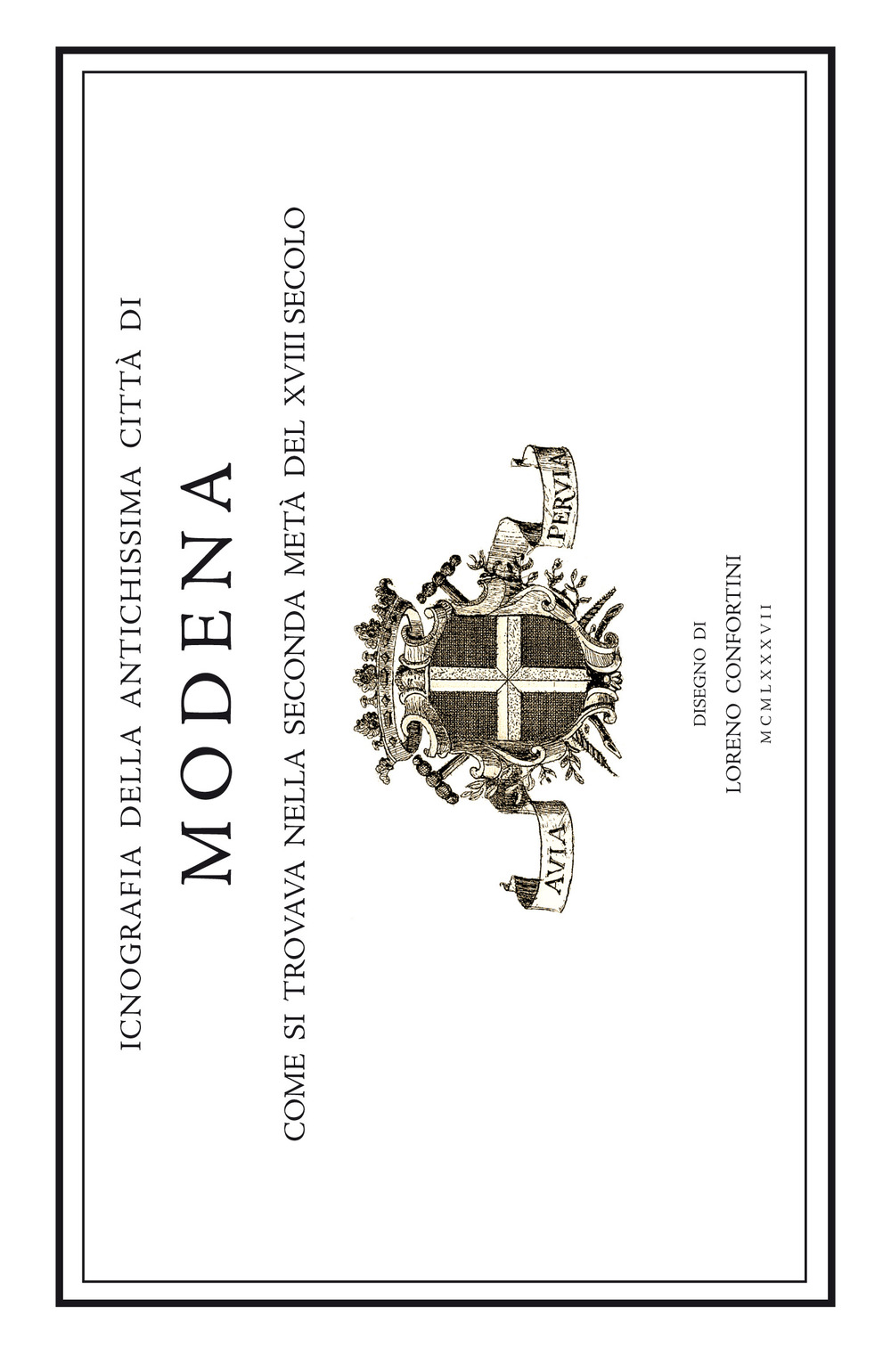 Veduta della cità di Modena nel XVIII secolo