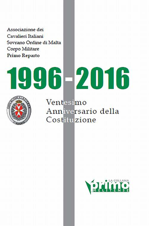 Ventesimo anniversario della Costituzione (1996-2016)
