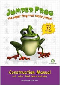 Jumper Frog. The paper frog that really jumps!