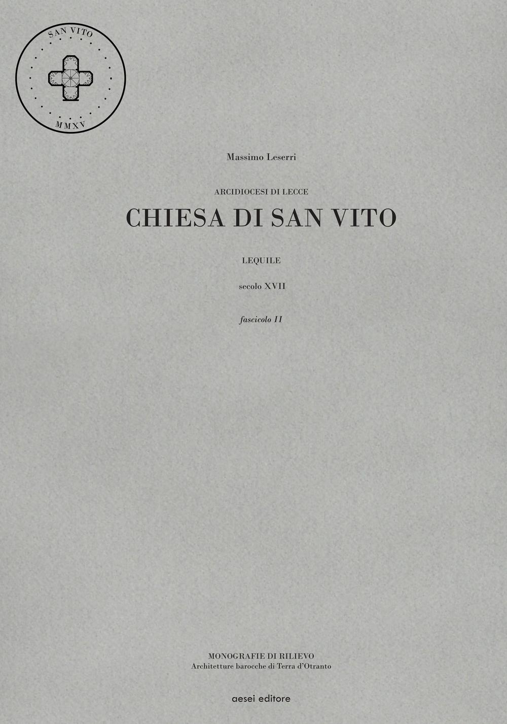 Chiesa di San Vito. Lequile