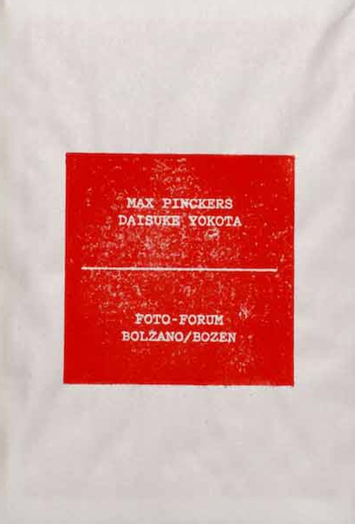 Max Pinckers, Daisuke Yokota. Foto. Bolzano-Forum. Bolzen