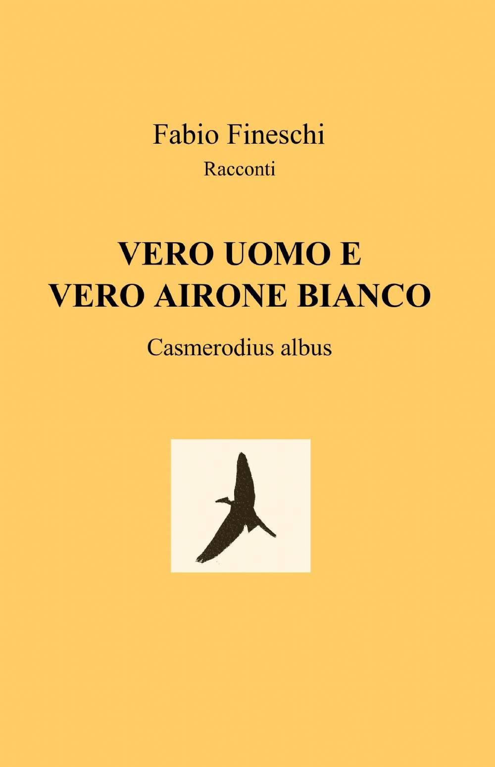 Vero uomo e vero airone bianco