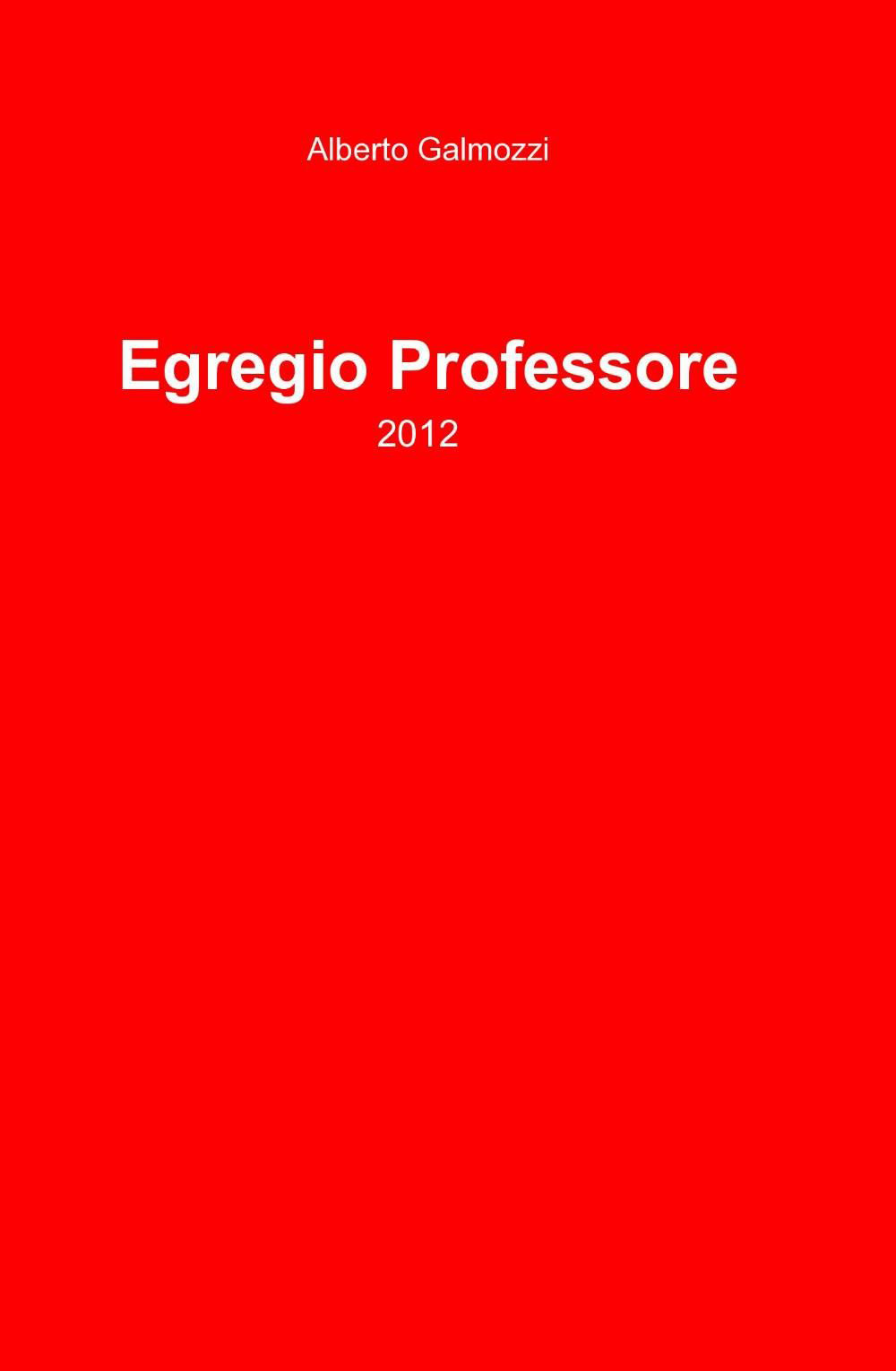 Egregio professore