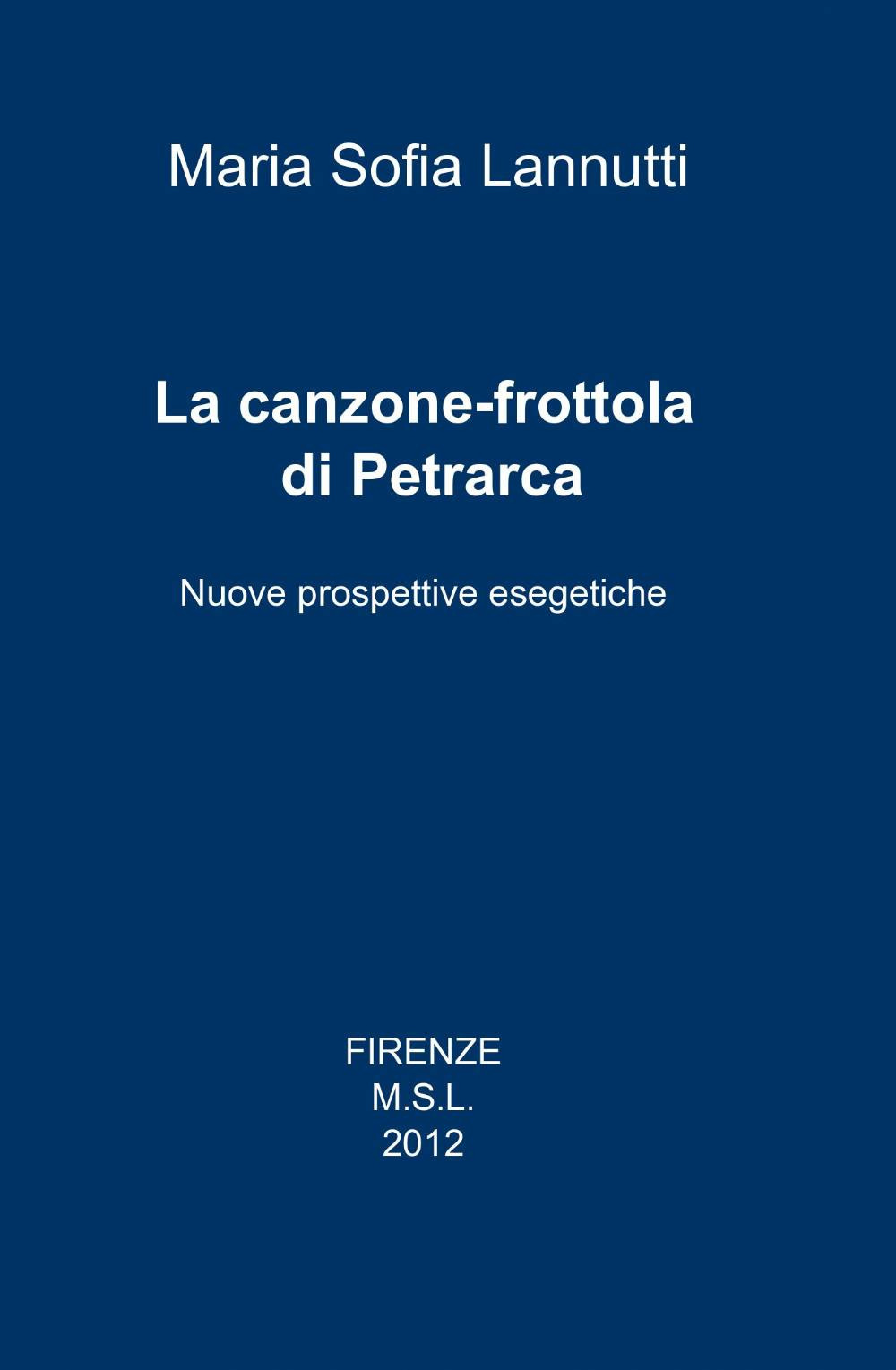 La canzone-frottola di Petrarca