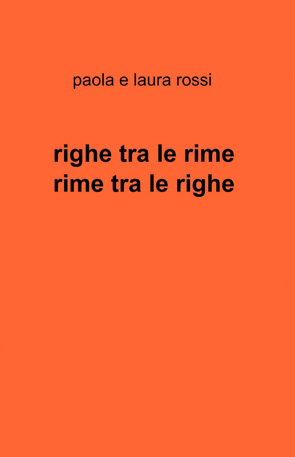 Righe tra le rime rime tra le righe
